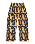 Golden Paws Floral Frenchie Women's Pajama Pants