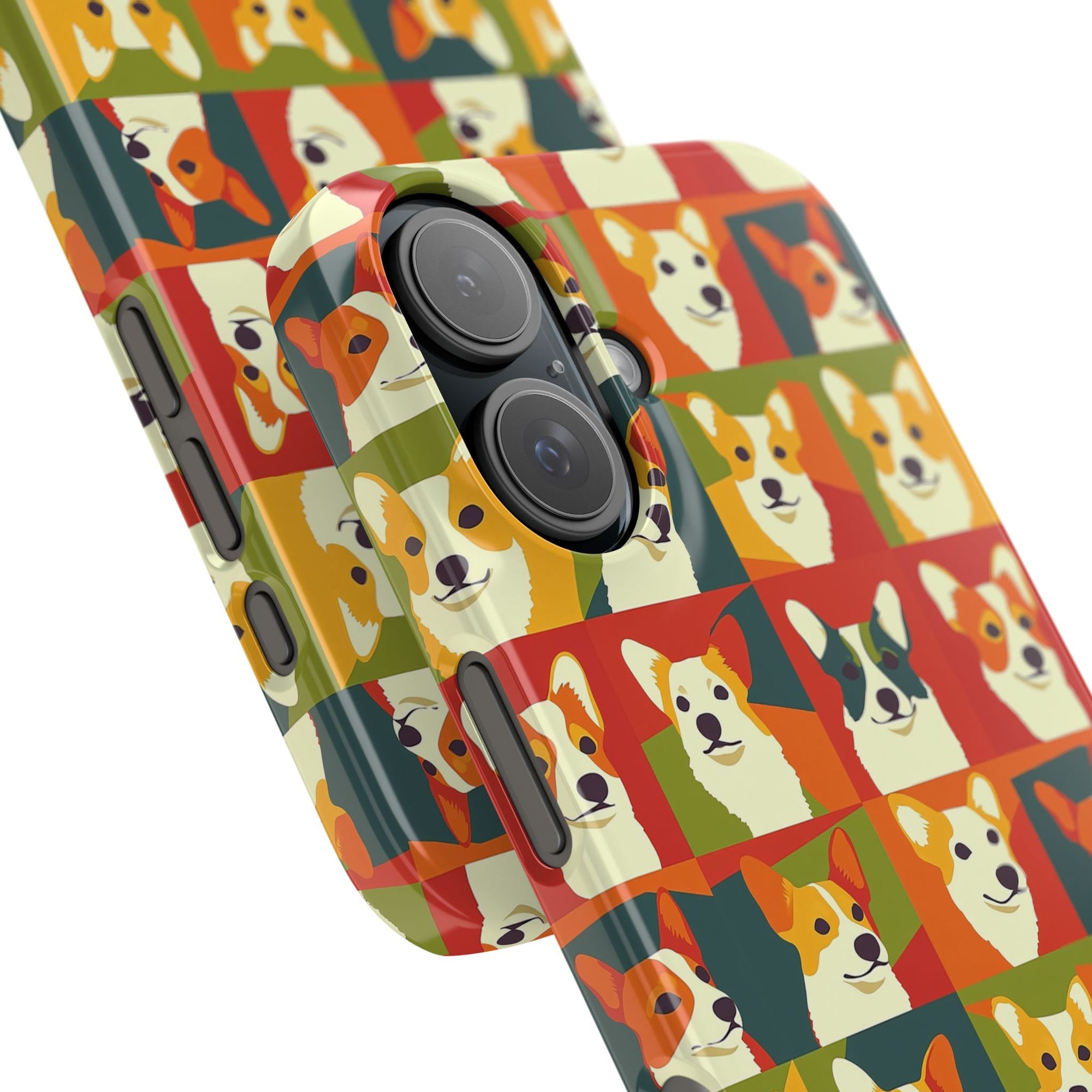 Corgi Chic Popart Pup Slim Phone Cases