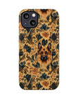 Autumnal German Shepherd Glamour Slim Phone Cases