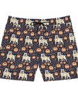 Bulldog Blossom Bonanza Men's Mid-Length Swim Shorts