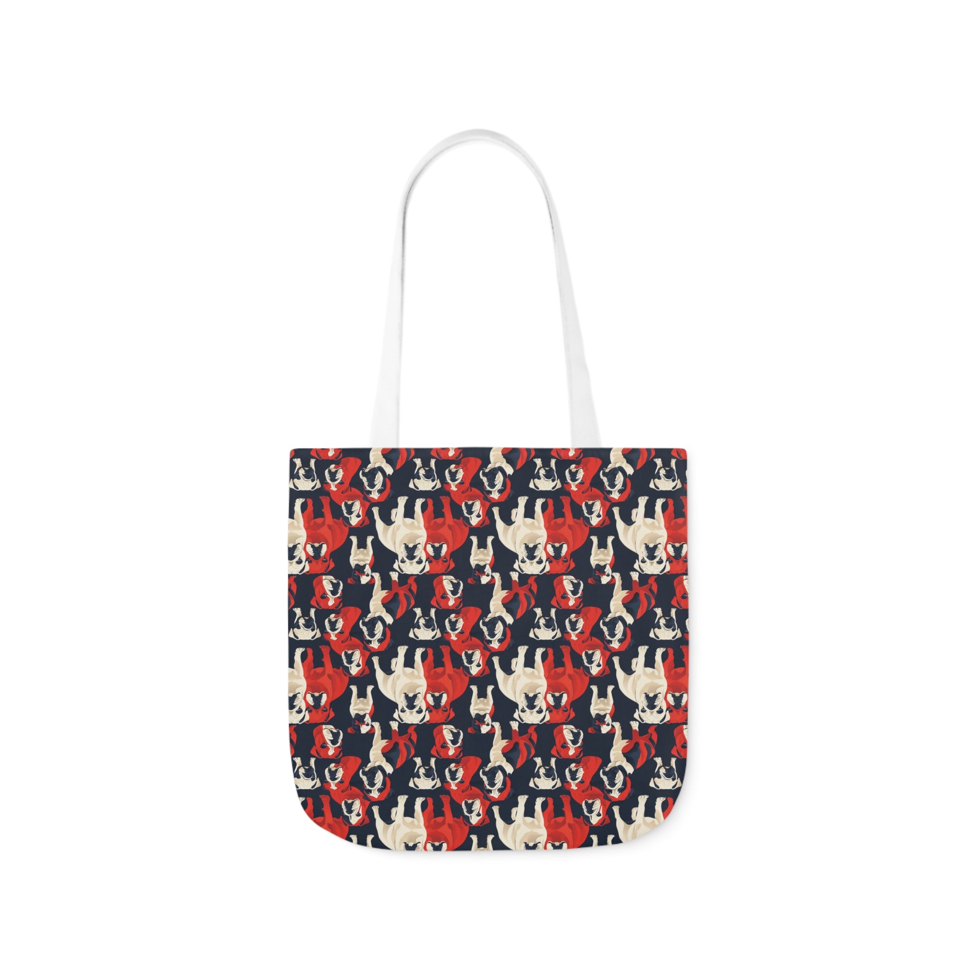 Bulldoggy Bliss Chomper Canvas Tote Bag