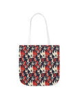 Bulldoggy Bliss Chomper Canvas Tote Bag