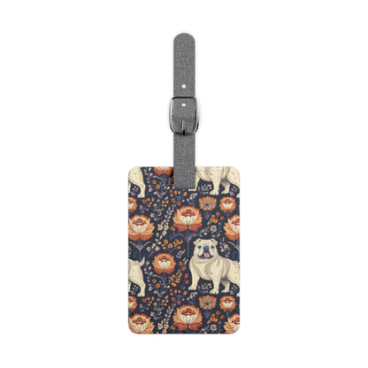 Bulldog Blossom Bonanza Luggage Tag