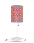 Bubblegum Glamour Bulldog Bouquet Lamp on a Stand