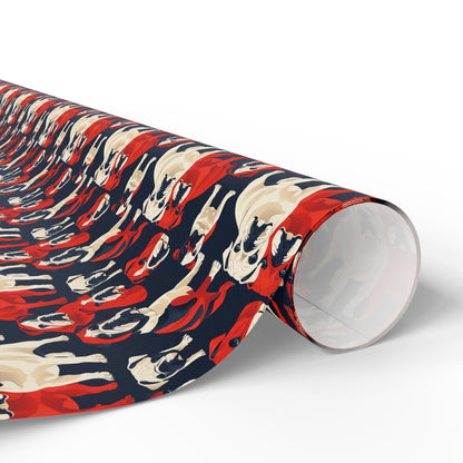 Bulldoggy Bliss Chomper Wrapping Paper