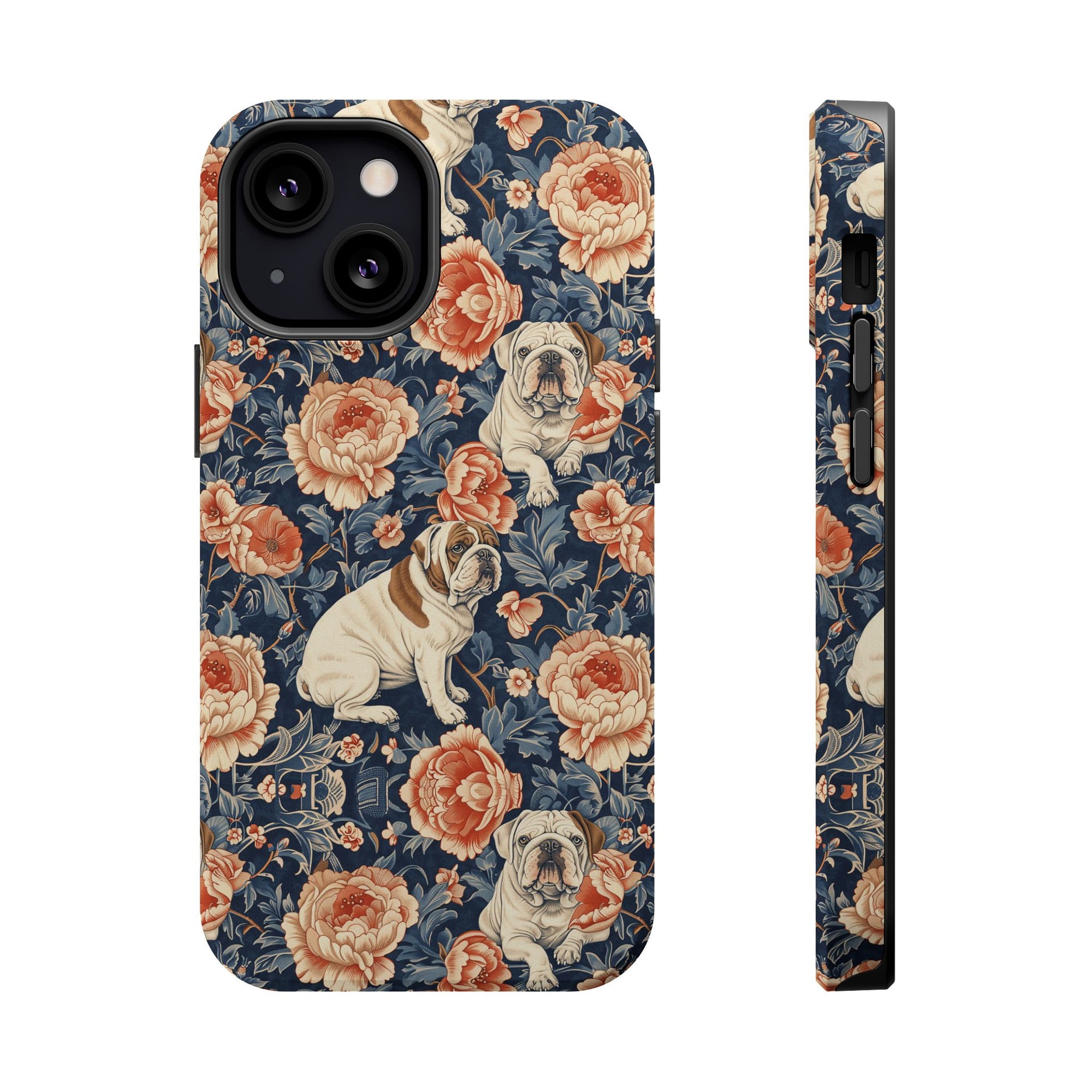 Blooming Bulldog Beauty Magnetic Tough Cases