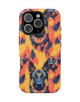 Impressionistic German Shepherds Magnetic Tough Cases