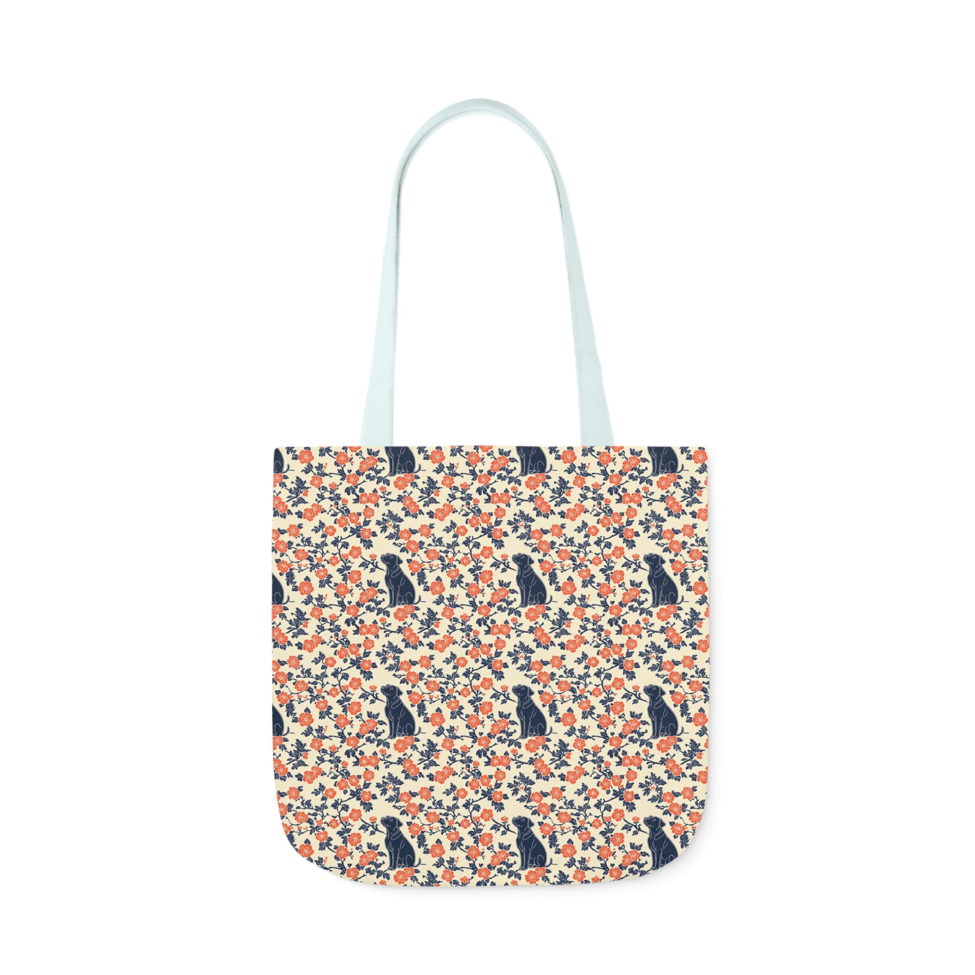 Bloomiful Lab Bouquet Canvas Tote Bag