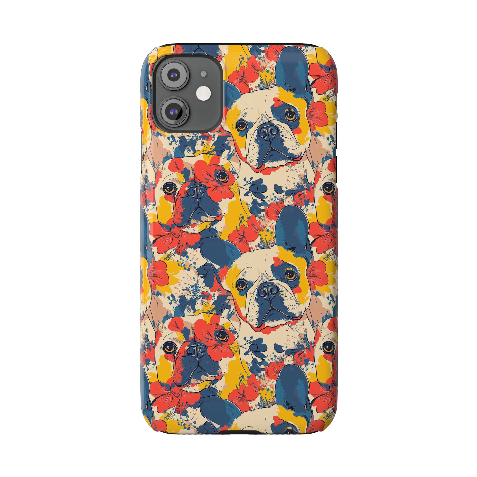 Bloom Pup Frenchietastic Splatter Slim Phone Cases