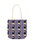 Bloomtastic Lab Petal Parade Canvas Tote Bag