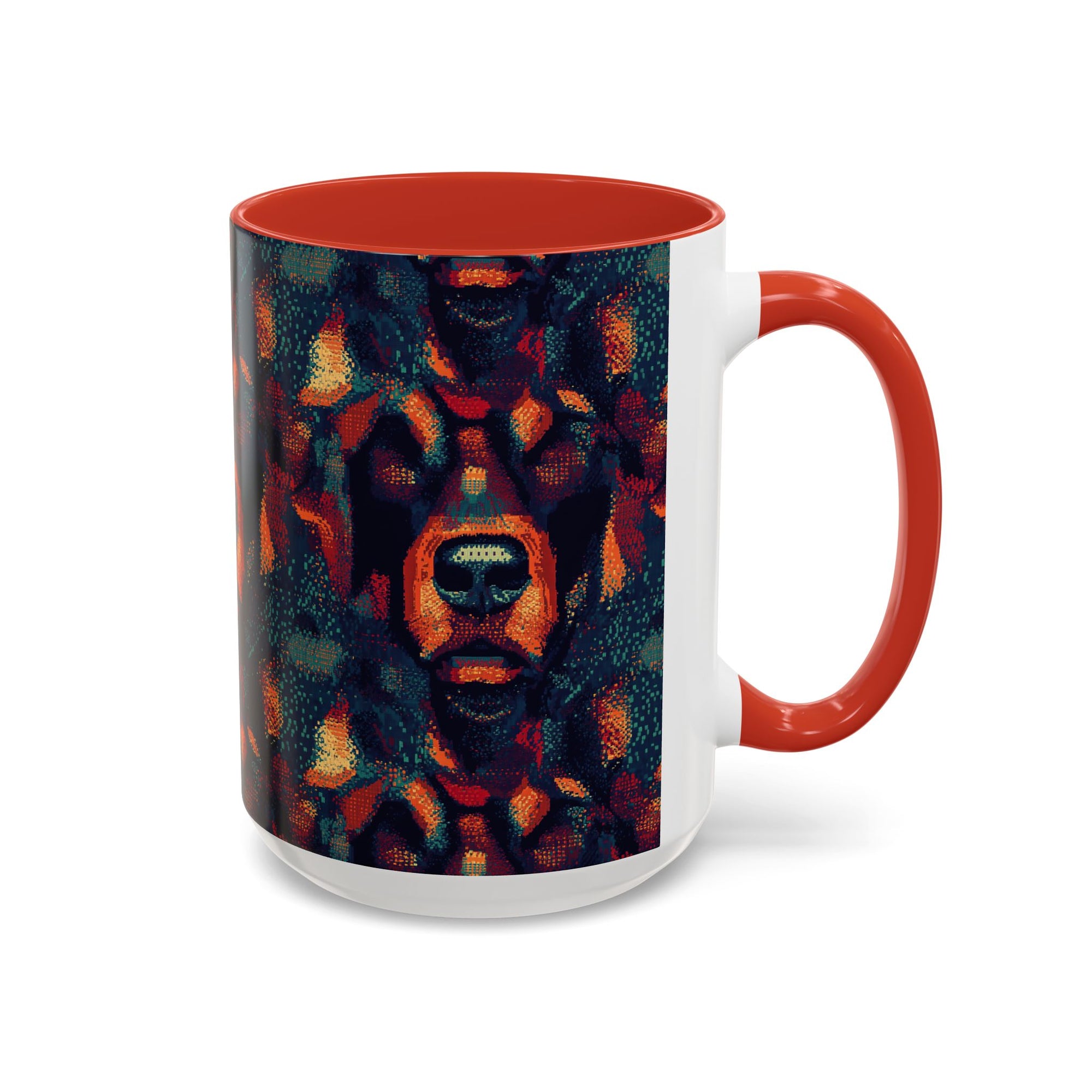 Rustic Rottie Charm Accent Coffee Mug