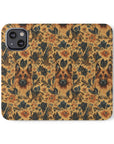 Autumnal German Shepherd Glamour Flip Cases