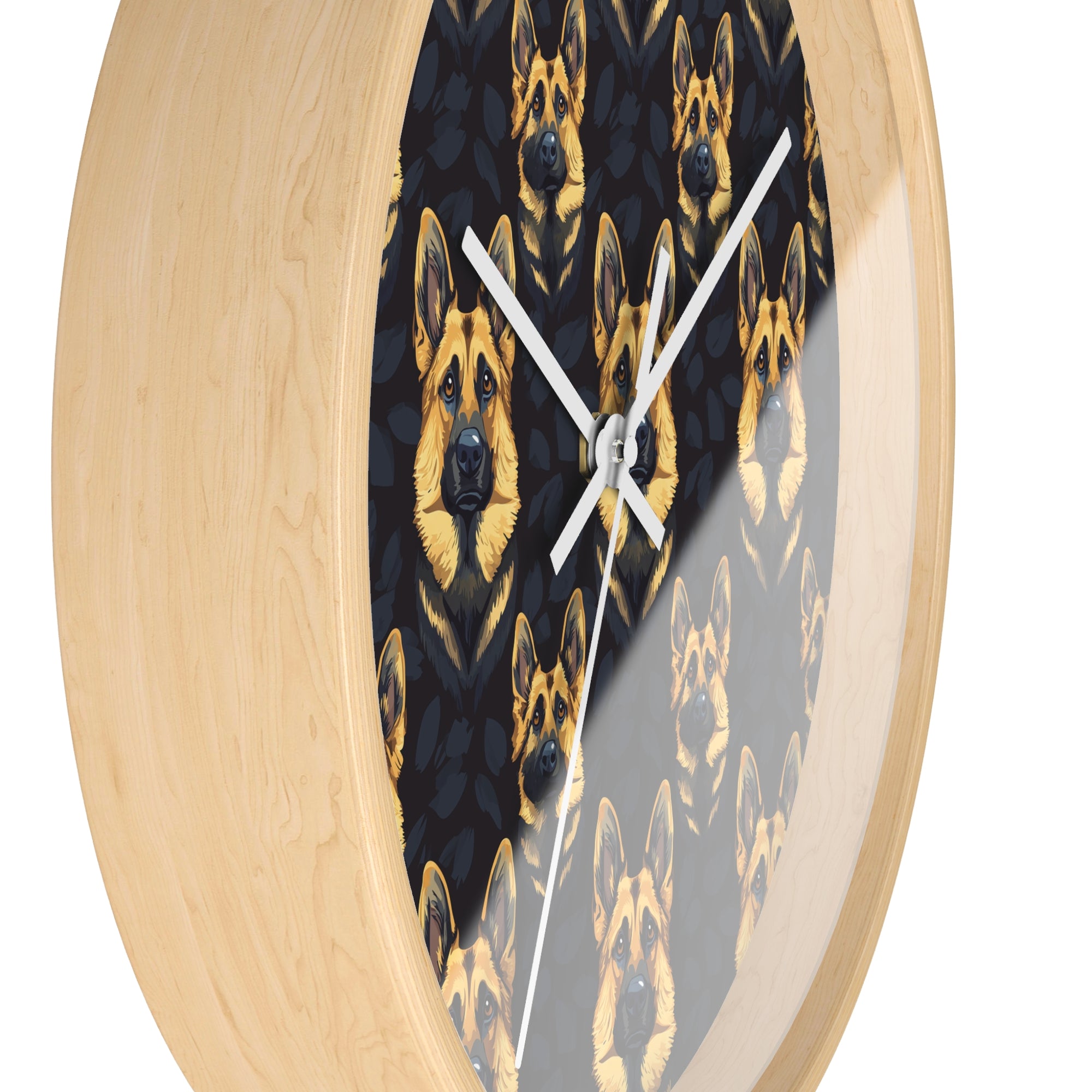 Majestic Hound Couture: German Shepherd LuxeBlend Wall Clock