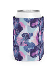 Funky Geometric Boxerista Can Cooler Sleeve