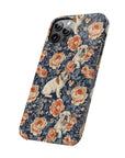 Blooming Bulldog Beauty Slim Phone Cases