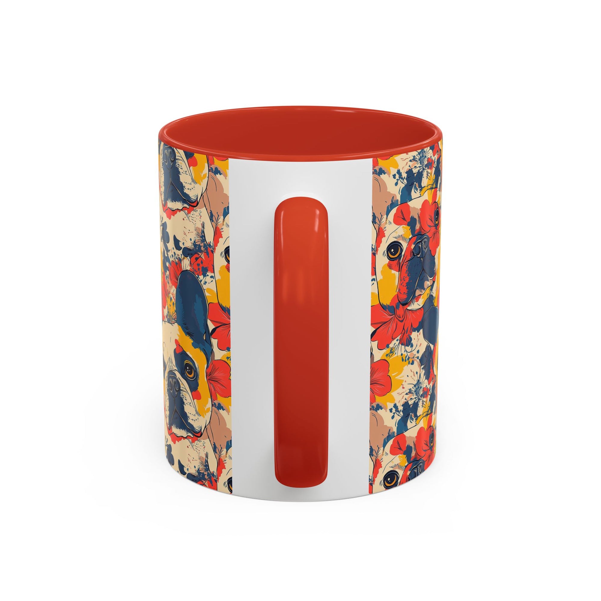 Bloom Pup Frenchietastic Splatter Accent Coffee Mug