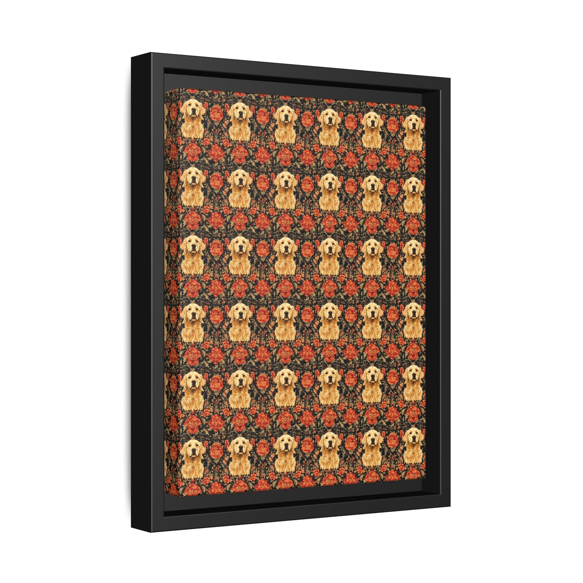 Golden Pawsatronic Tapestry Matte Canvas, Framed