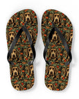 Labrador Lush Pooch Tapestry Flip Flops