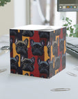 Chic Canine Checkmate - Frenchie Edition Note Cube