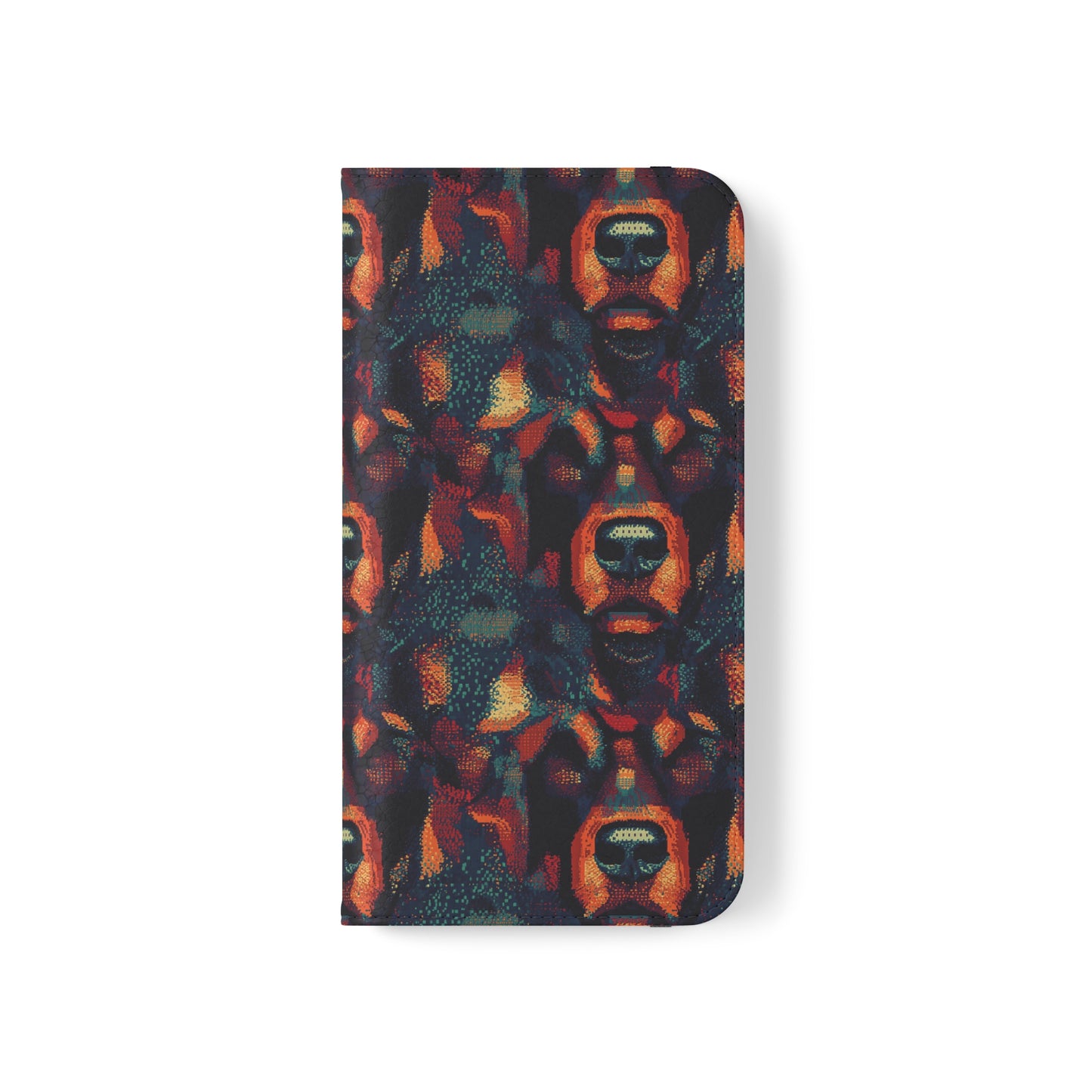 Rustic Rottie Charm Flip Cases