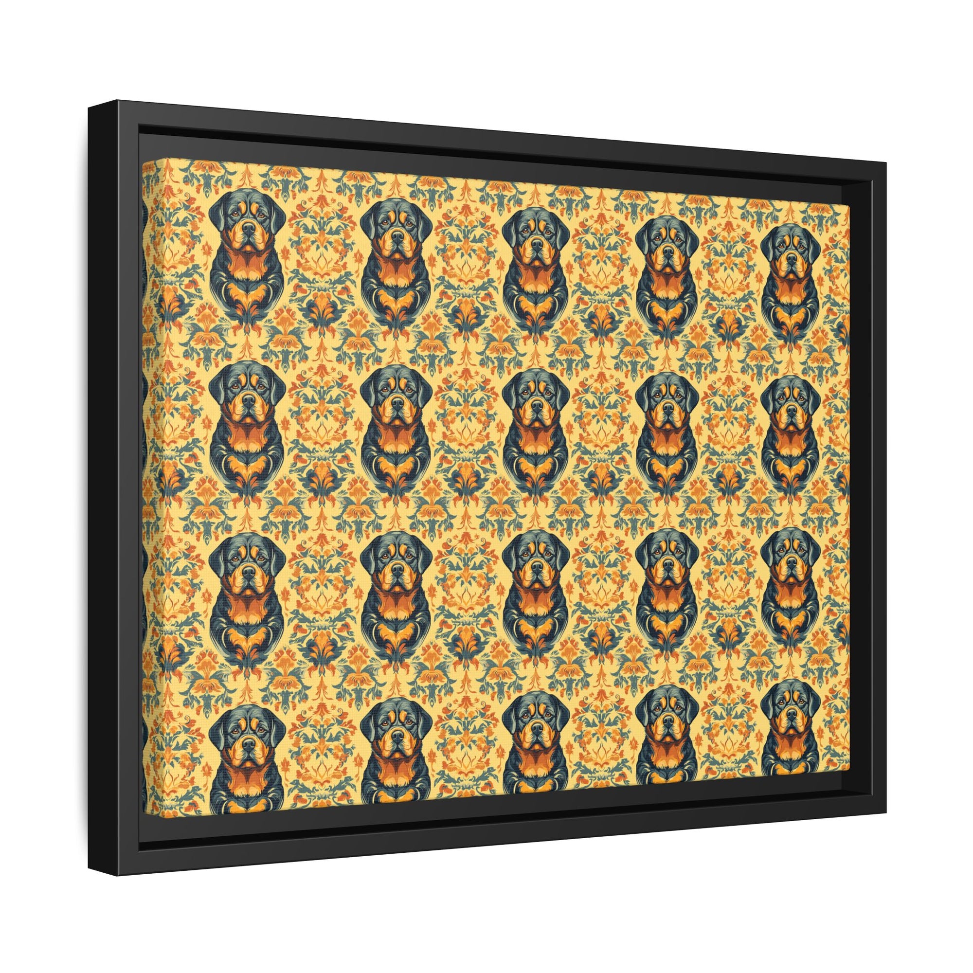 Royal Rottie Regalia Matte Canvas, Framed