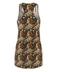 Beagle Blossoms Women's Racerback Dress