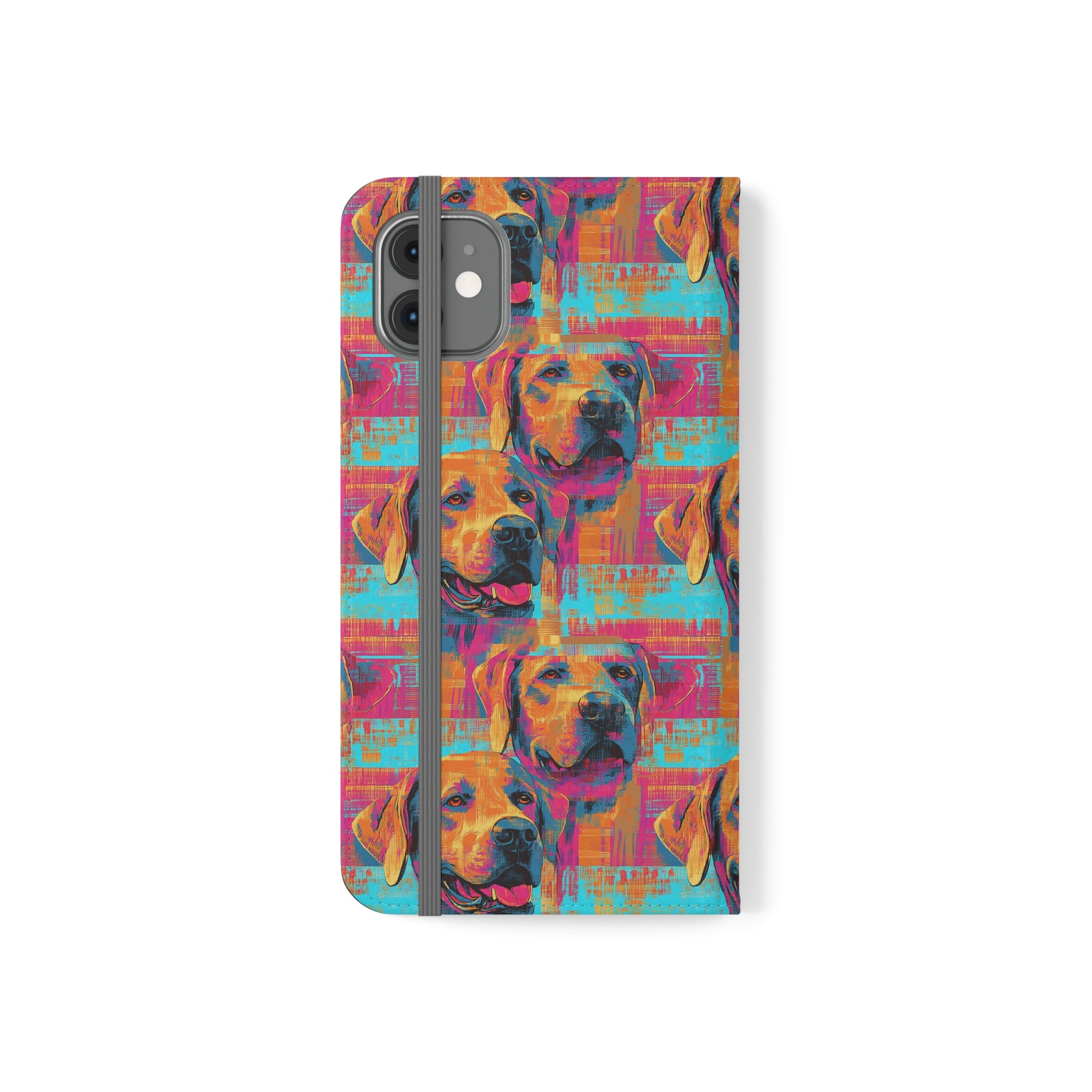 Rustic Charm Labrador Chic Flip Cases