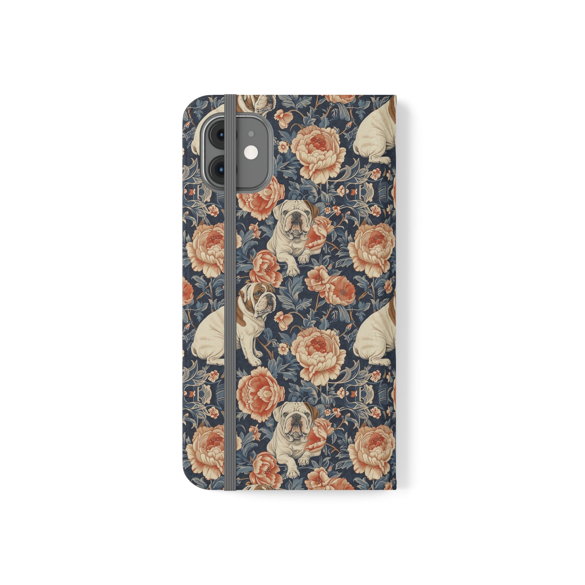 Blooming Bulldog Beauty Flip Cases