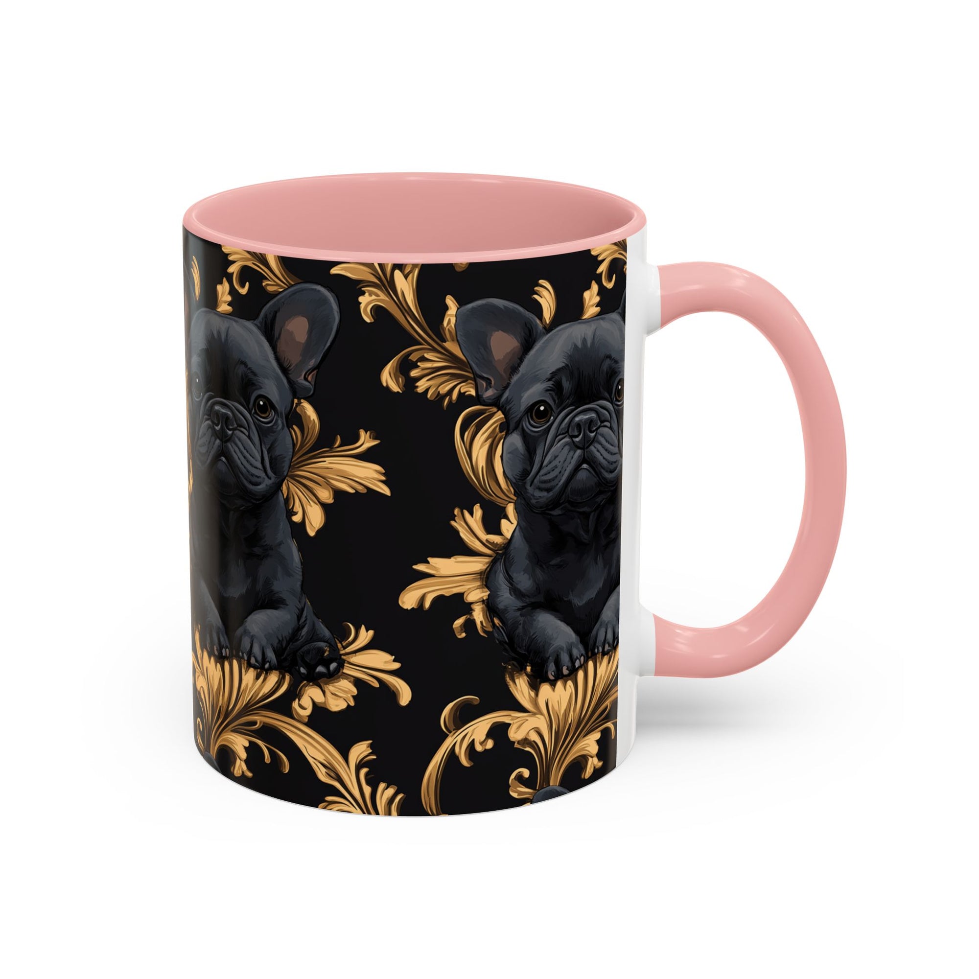 Regal Frenchie Noir Elegance Accent Coffee Mug