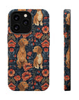 Floral Pawsome Dachsund Delight Magnetic Tough Cases