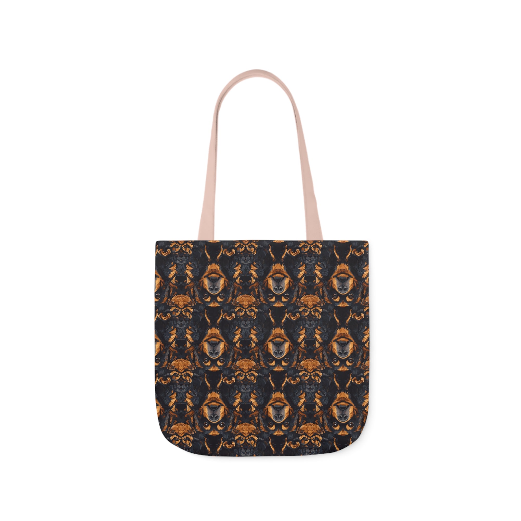 Modern Rottweiler Royalty Canvas Tote Bag