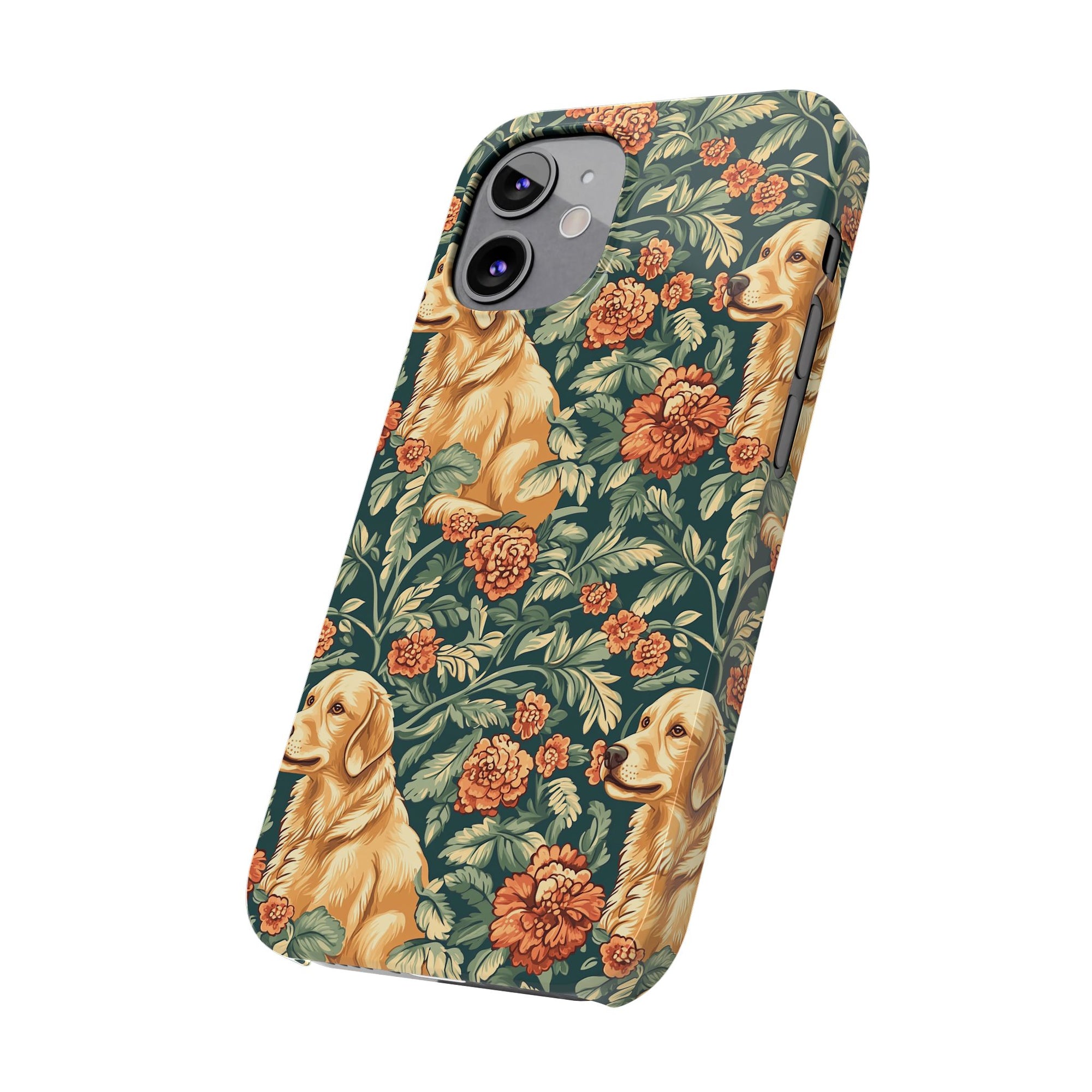 Blooming Goldie Glam Slim Phone Cases