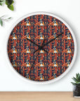 Boxer Blossom Tapestry Delight Wall Clock