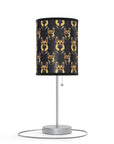 Majestic Hound Couture: German Shepherd LuxeBlend Lamp on a Stand