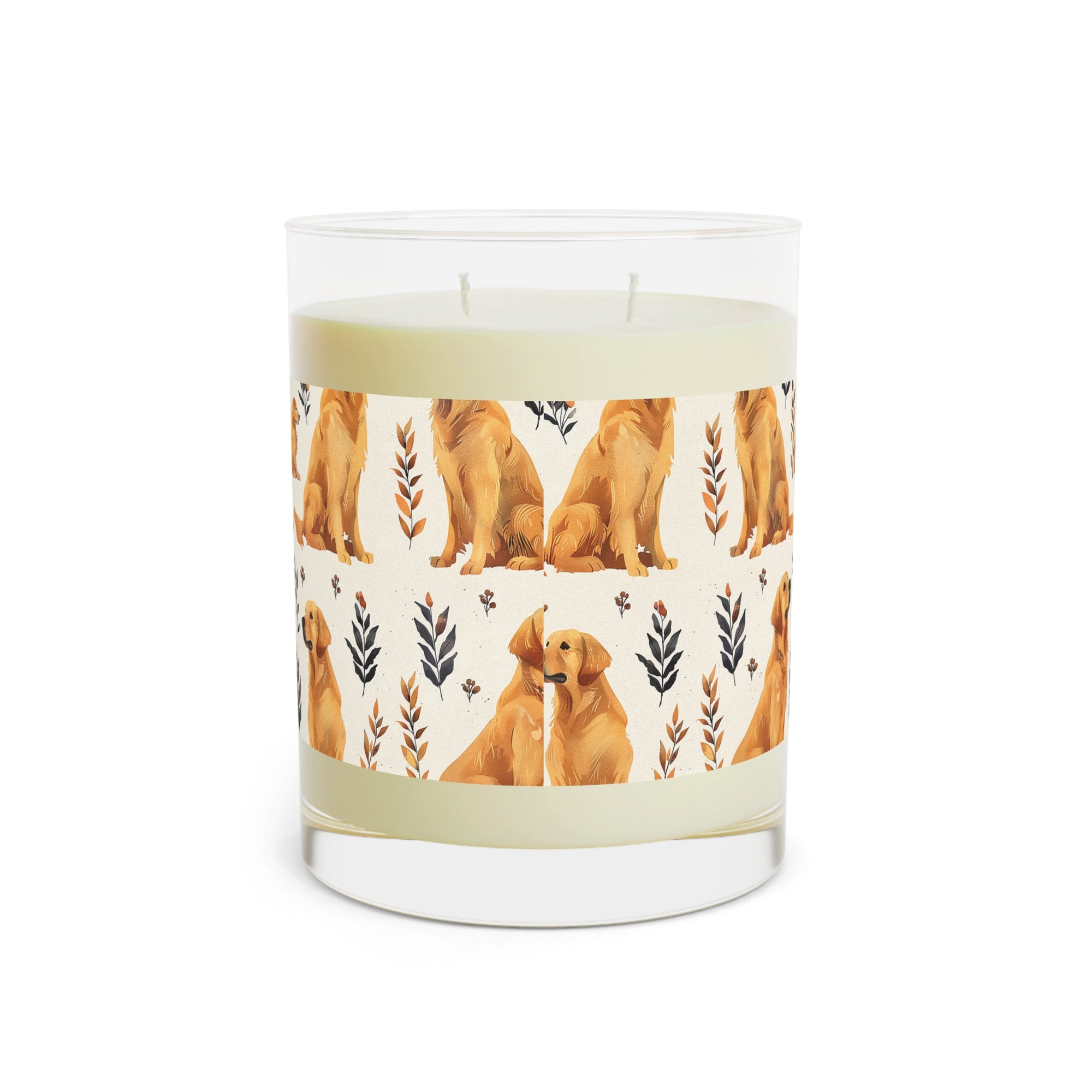 Golden Glamour Paws - Luxe Licks for Regal Retrievers Scented Candle