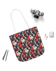 Bulldoggy Bliss Chomper Canvas Tote Bag