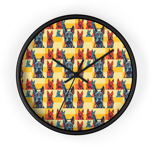 Dane-tastic Marvelous Mutt Mode Wall Clock