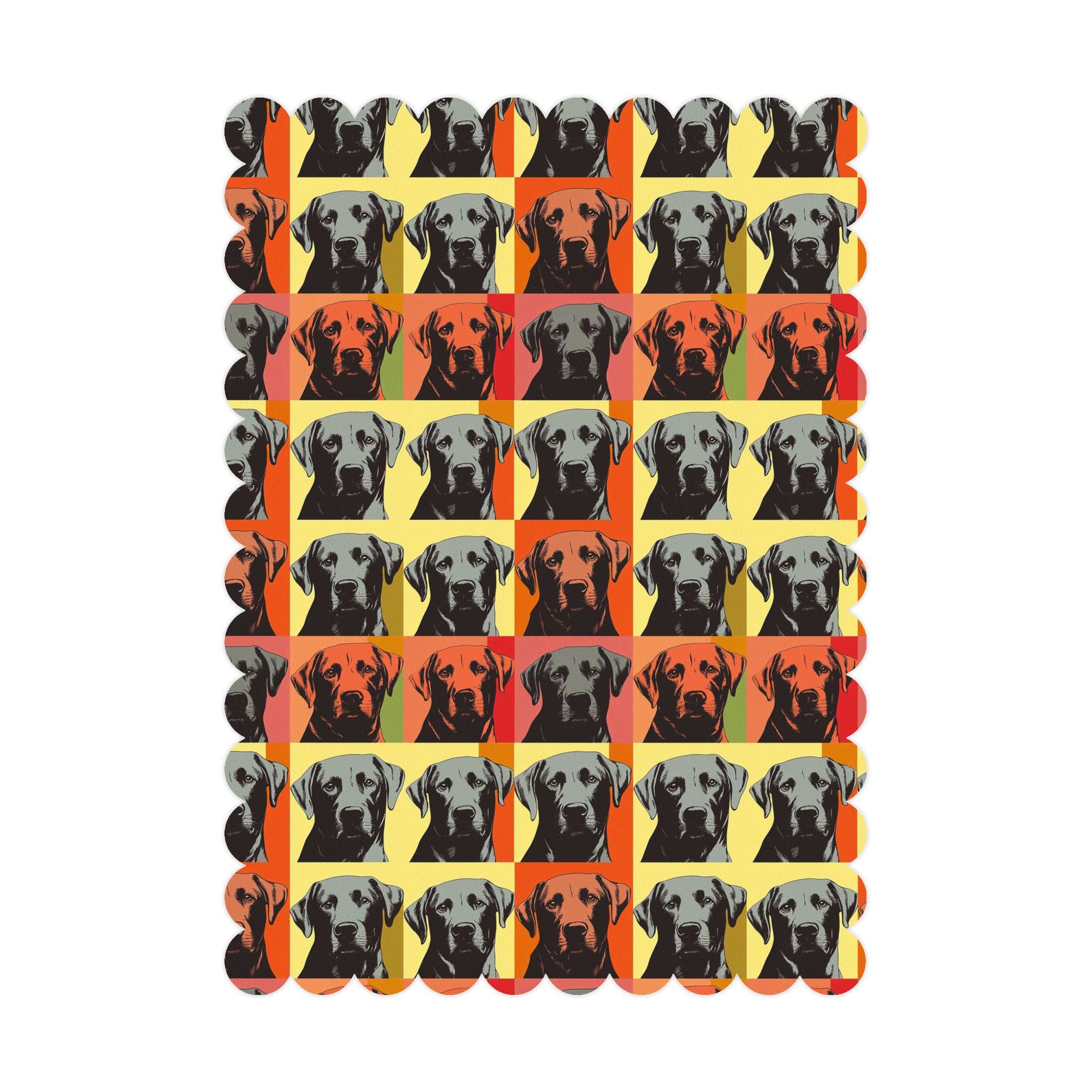 Whimsical Warhol Labrador Postcards