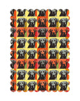 Whimsical Warhol Labrador Postcards