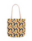 Modern Charm Labrador Chic Canvas Tote Bag