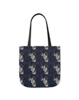 Celestial Boxer Bliss Canvas Tote Bag