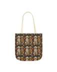 Blossoming Labradors Bouquet Canvas Tote Bag