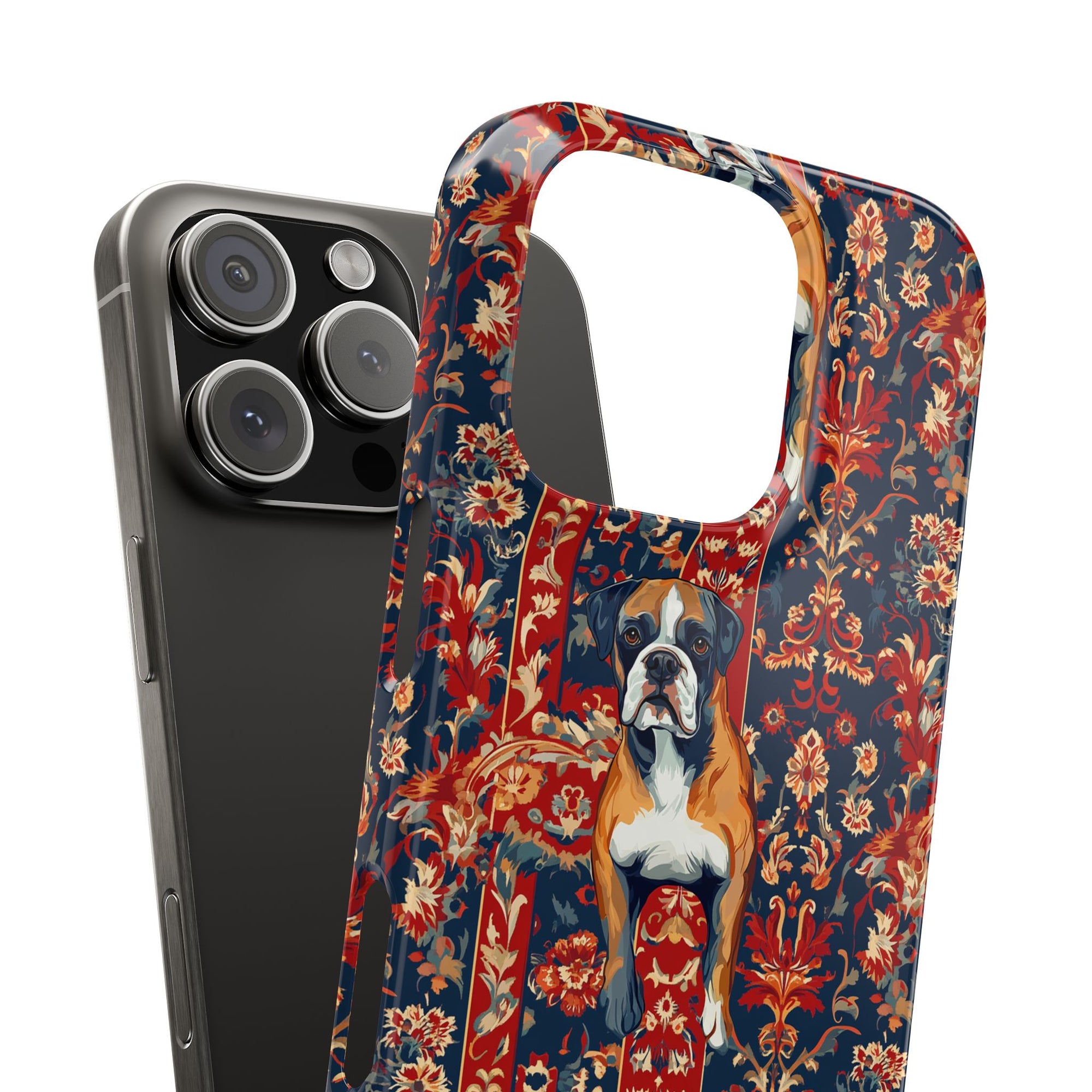 Boxer Blossom Tapestry Delight Slim Phone Cases