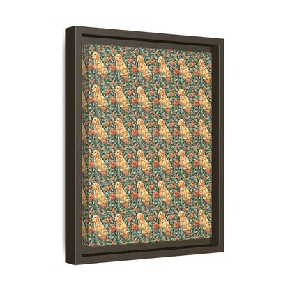 Blooming Goldie Glam Matte Canvas, Framed