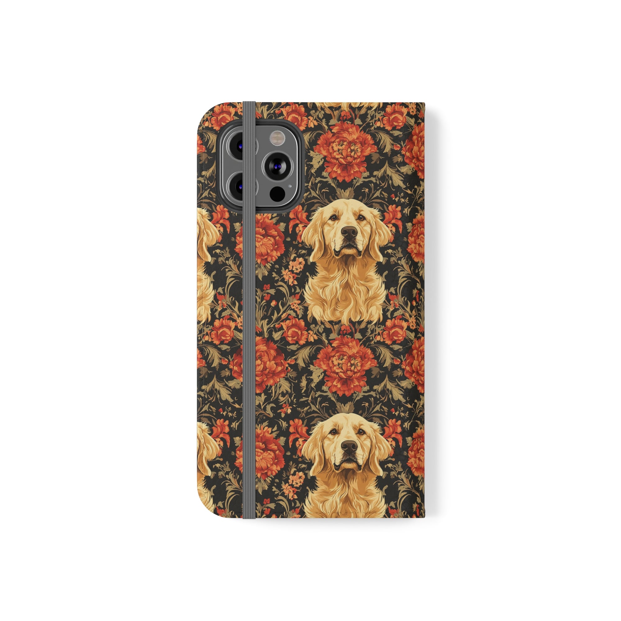 Golden Pawsatronic Tapestry Flip Cases