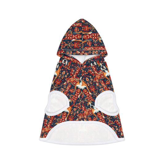 Boxer Blossom Tapestry Delight Pet Hoodie