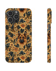 Autumnal German Shepherd Glamour Slim Phone Cases