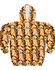 Golden Woof Abstract Glamour Unisex Pullover Hoodie