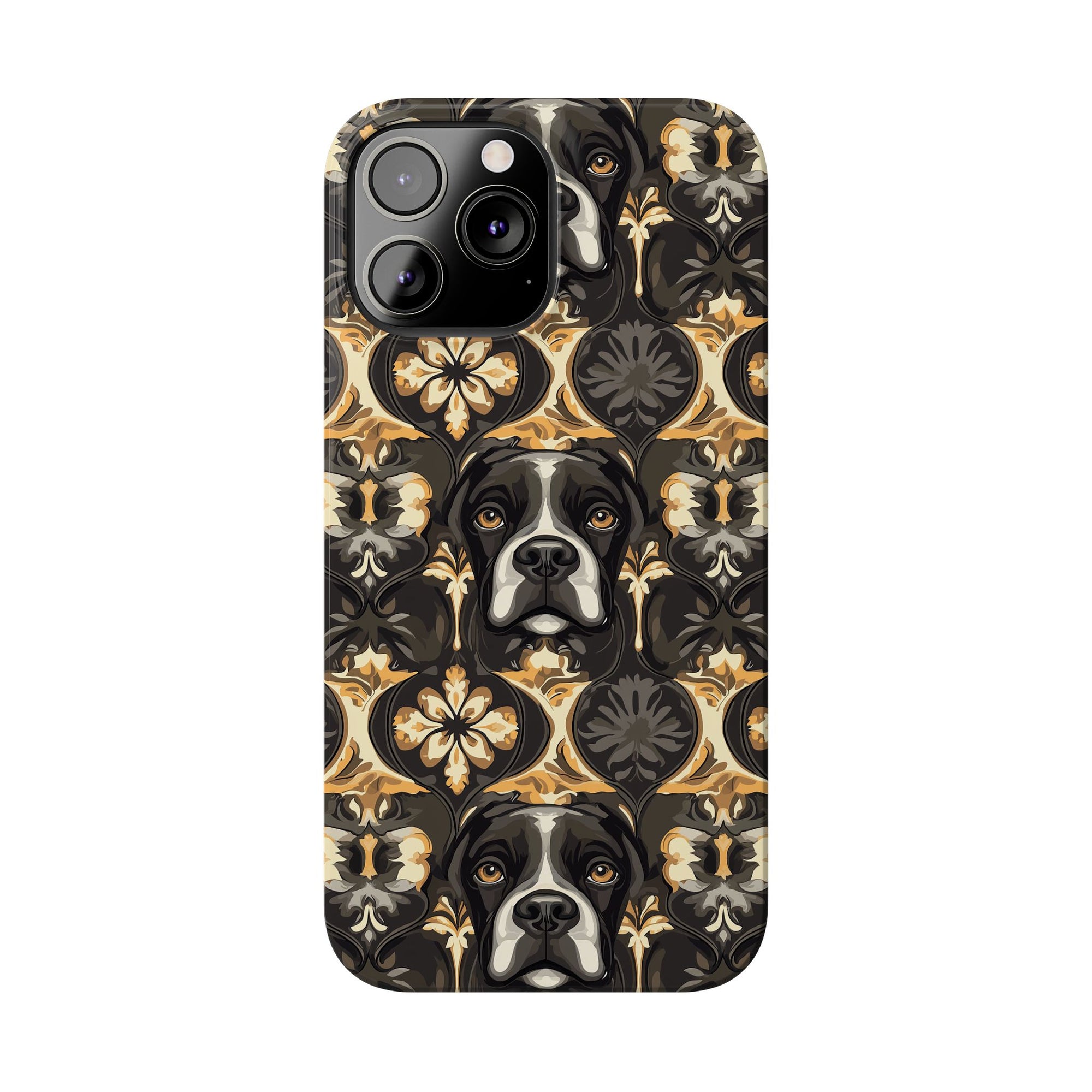 Manor Pup Boxer Royale Slim Phone Cases