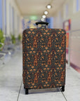 Dapper Dachshund Embroidery Elegance Luggage Cover